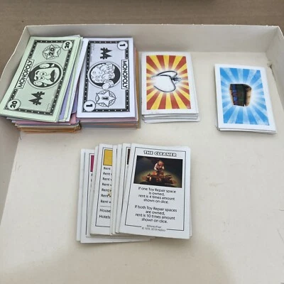 2018 Monopoly Toy Story Game Replacement Money Cards And Deeds - Image 1 of 3