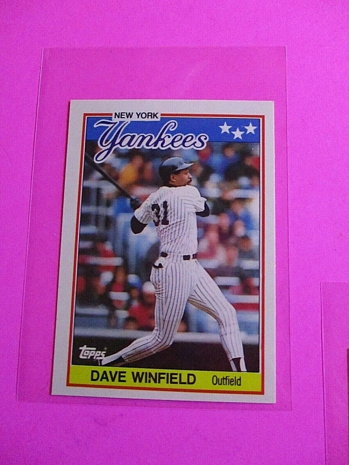 1988 Topps TIFFANY, UK American Baseball Mini,  MINT Dave Winfield, #85, Rare! - Image 1 of 1