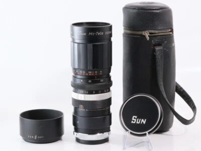 Rare Sun Hi-Tele ZOOM 85-210mm F/4.8 MF Lens M42 Near MINT From JP#1091 - Image 1 of 4