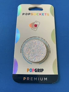 PREMIUM Popsockets Popgrip: supporto telefono e supporto - BIANCO NEVE SCINTILLANTE - Foto 1 di 5