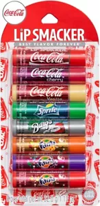 Coca-Cola Flavored Balm, 8 Count, Flavors Coke, Cherry Vanilla Sprite, Root Beer - Picture 1 of 8