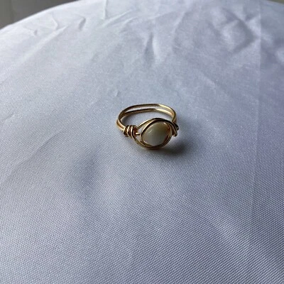 Anel de qualquer tamanho! Anel caseiro, várias cores, vem com bolsa feita à mão - Imagem 1 de 4