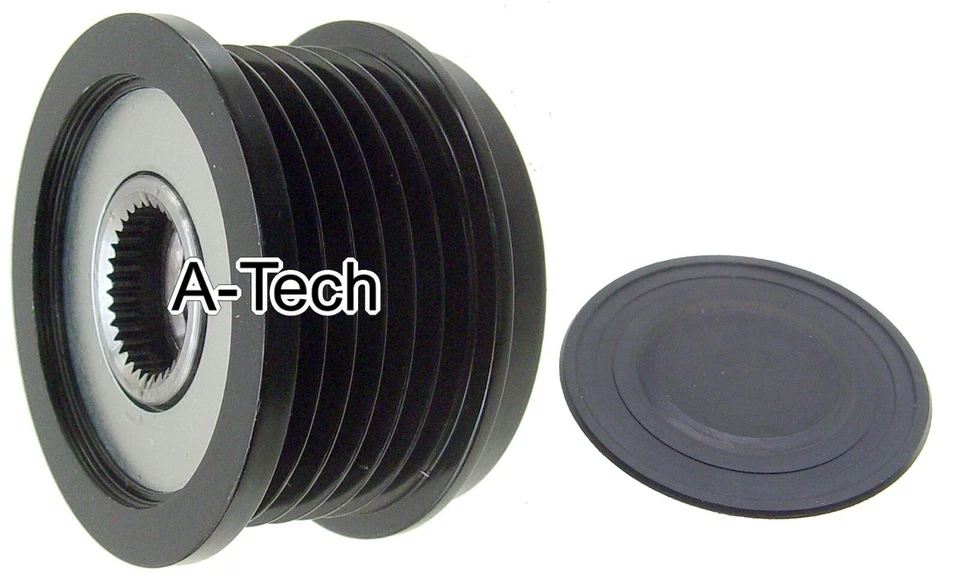 NEW  6-GROOVE  CLUTCH PULLEY W/CAP FOR FORD FIESTA  C-MAX VOLVO C30 ALTERNATOR - Image 1 of 1