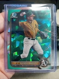 2022 Bowman Chrome Sapphire Euribiel Angeles /99 Athletics - Bild 1 von 2