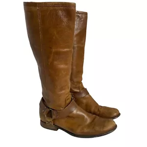 Stivali equitazione alti Frye Phillip Harness cammello donna 10B fattoria equitazione western - Foto 1 di 15