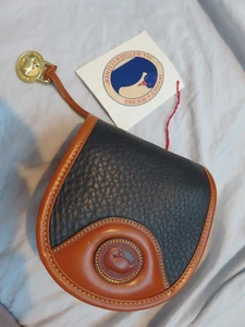 dooney & Bourke R700 marineblau Umhängetasche aus florentinischem Leder - Bild 1 von 7