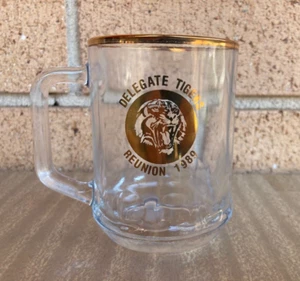 Delegate Tigers 1989 Reunion Commemorative Rugby League Glass - Picture 1 of 5