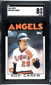1986 Topps Rod Carew SGC 8 - Bild 1 von 2