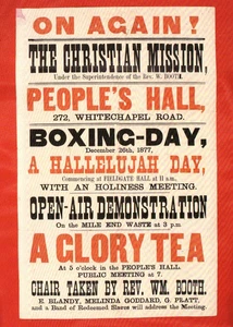Salvation Army Heritage Center London Christian Mission Poster of 1877 Postcard - Picture 1 of 2