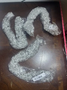 Galt 192" Acryl Kristall Girlande blau/klar 3er Set - je 48" - Bild 1 von 3