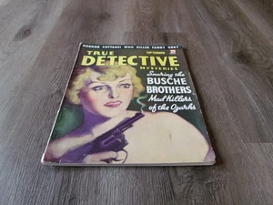 VINTAGE SEPTEMBER 1935 TRUE DETECTIVE MYSTERIES MAGAZINE - Picture 1 of 3