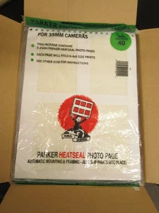 Parker 46H (4 x 6 Horiz) Heißsiegel Fotoalbum Seiten (Nachfüllpackungen) - Bild 1 von 2