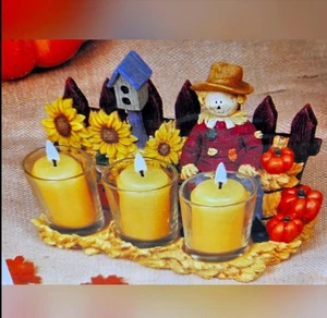 Gold Canyon Candle Company Simon Scarecrow Votivkerzenhalter Neu in OVP - Bild 1 von 6