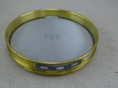 Tamiz de prueba estándar Advantech EE. UU. 8" 75um/.0029 pulgadas, No. 200 Foto 1 de 4