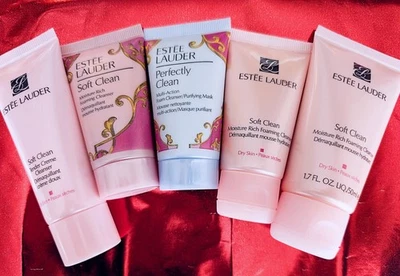 Limpiadores ESTEE LAUDER TRAVEL SIZE NUEVOS SUAVES Y PERFECTAMENTE LIMPIOS = total 5,7 oz. Foto 1 de 4