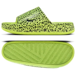 NEU Nike Calm Electric Print Herren Slide Dark Obsidian/Volt HF1067-700 9,10,11 - Bild 1 von 7