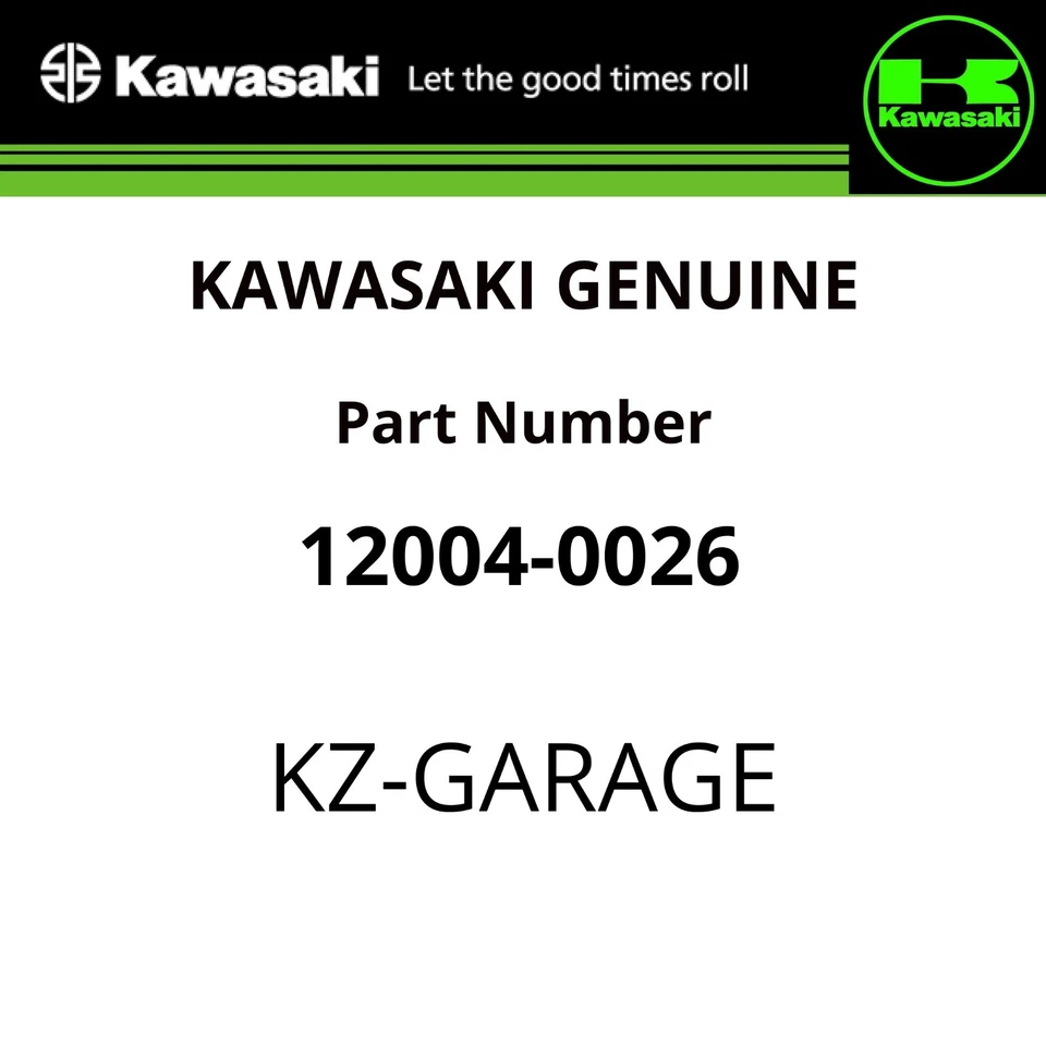 Kawasaki Genuine INTAKE VALVE 12004-0026 NEW - Image 1 of 1
