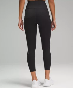 lululemon Wunder Train collant alto con tasche 25" nero misura a scelta - Foto 1 di 2
