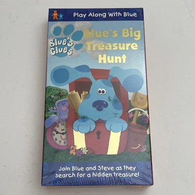 Blues Clues Blues Big Treasure Hunt (VHS, 1999) NEW SEALED!  Nickelodeon - Image 1 of 4
