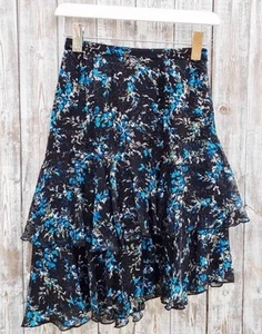 L.K Bennett Cersei Evergreen Midi Asymmetrical Skirt - UK: 12 - Picture 1 of 3
