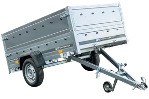 Pkw Anhänger Kippbar 230x125 Unitrailer 750 kg mit Stützrad - Bild 1 von 12