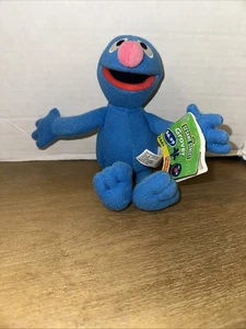 Fisher Price Sesamstraße Grover kleiner Plüsch 6 Zoll Plüschstoff Jim Henson 2008 - Bild 1 von 9