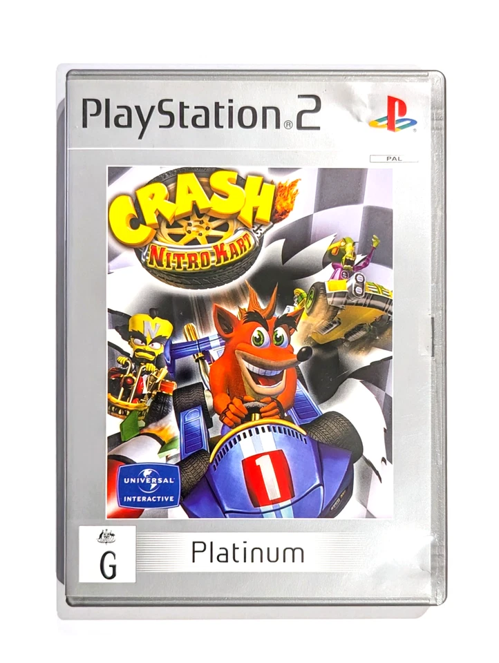 Crash Nitro Kart PS2 Platinum Sony Playstation 2 Complete with Manual PAL VGC - Image 1 of 4
