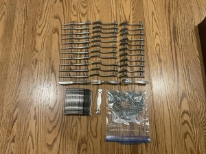 Juego De Colección De 36 Tiradores De Gabinete Tenedor Cuchara Cuchillo Con Espaldas Y Tornillos - Imagen 1 de 14