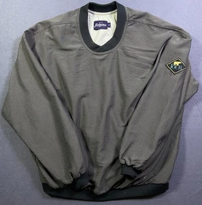 JACK NICKLAUS Herren Golf Windbreaker Jacke Gr. L beige schwarz gestreift Pullover - Bild 1 von 11