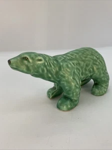 vintage Sylvac green standing Polar Bear figure, no. 1372 - Picture 1 of 15