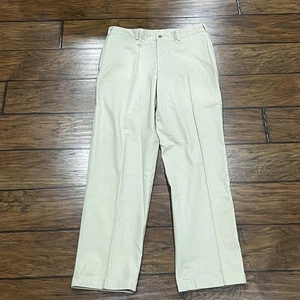 Bills Khakis Pants Mens 34x32 (Fit 33x32) M2 Flat Front Cuffed Classic Fit READ! - Picture 1 of 12