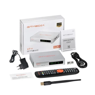 FHD 1080P dvb-t/t2 Box Digital Terrestrischer TV Receiver HDMI mit USB Aufnahme - Bild 1 von 4