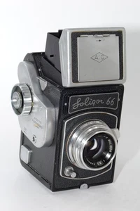 Soligor 66 Vintage 6x6cm Spiegelreflexkamera. Soligor 80/3,5 Objektiv. Kürzlich CLA'd. - Bild 1 von 17