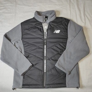 New Balance - Chaqueta acolchada parcial - Logo con cremallera - Para hombre Talla mediana  - Imagen 1 de 7
