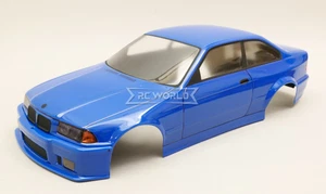 1/10 BODY Shell BMW M3 Coupe E36 Body 200mm *FINISHED* -BLUE- - Picture 1 of 11
