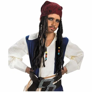 Jack Sparrow Fluch der Karibik Disney Kinder Jungen Kostüm Stirnband Haare - Bild 1 von 1