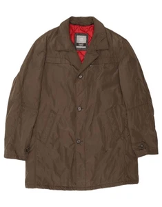 BUGATTI Mens Windbreaker Jacket IT 54 2XL Brown Polyester ZU01 - Picture 1 of 3