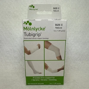 Molnlycke Tubigrip Elasticated Tubular Support Bandage Size C Natural 1.09 Yard - Picture 1 of 4
