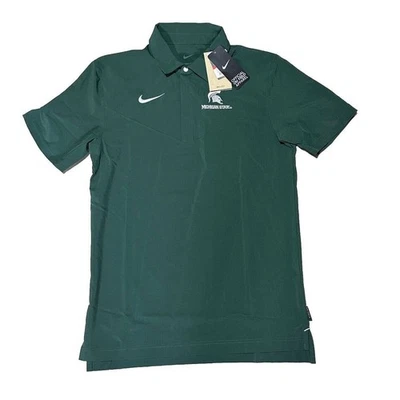 Polo universitário Nike Dri-FIT Michigan State Spartans NCAA (DN5626-397) masculino tamanho P - Imagem 1 de 4