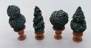Dept 56 Agrifoglio Topiaries Cespuglio Piante Villaggio Accessori #52899 - Foto 1 di 4