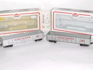Model Power 8503 Southern 40' Gondolas. Excell cond. HO Scale. 2 rail DC. Boxed - Picture 1 of 13