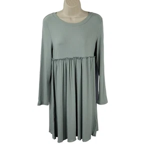 Miduo Long Sleeve Casual A-Line Mini Dress sz XL, Mint - Picture 1 of 4