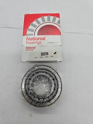 Juego de cojinetes de rueda y carreras National 30206 Foto 1 de 2
