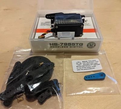 Hitec HS-7955TG Digital HT Titanium Gear Coreless Servo 7955TG/HS7955 37955S - Image 1 of 4