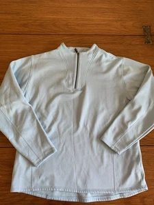 Peter Millar Warmth Element Shirt Herren XL Blau 1/4 Zip Langarm Golf Pullover - Bild 1 von 5