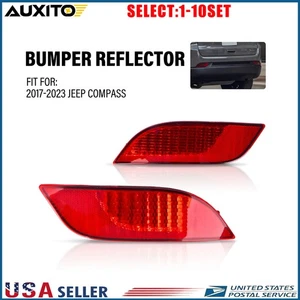 Fits for 2017-2023 Jeep Compass New Rear Bumper Reflector Marker Light 2-20X - Picture 1 of 11