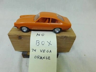 1974 CHEVY VEGA  PROMO MODEL ORANGE   1/25 SCALE PLASTIC MPC PROMO - Image 1 of 3