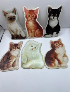 Katze gestanzte Notizkarten oben geöffnet 24 Karten - Bild 1 von 10