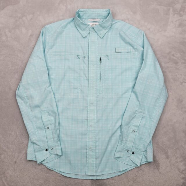 Coolibar Long Sleeve Button-Up Casual Button-Down Shirts for Men for sale