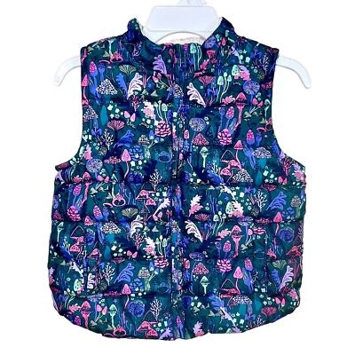 Chaleco acolchado con setas Gymboree para niñas talla M (7-8) Foto 1 de 4